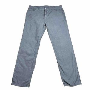 Outerknown Corduroy Pants Men’s Sz 38x30 Grey Casual Straight EUC